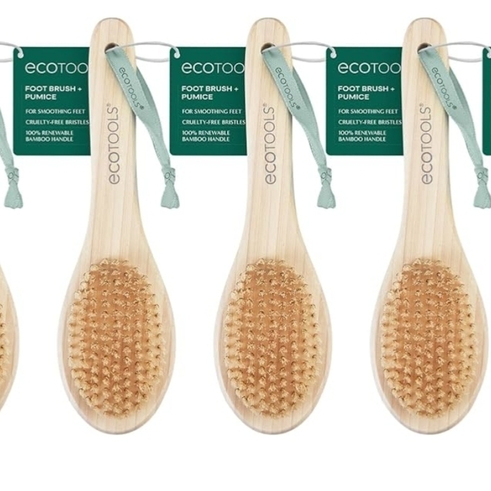 EcoTools Green Bamboo Foot Brush with White Pumice